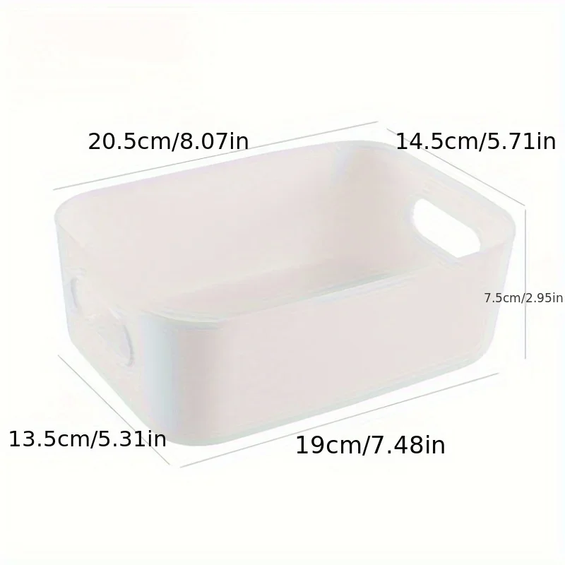 5/10Pcs Kitchen tabletop miscellaneous snacks storage box seasoning storage basket Desktop Cosmetic Plastic Sundries Storage Box