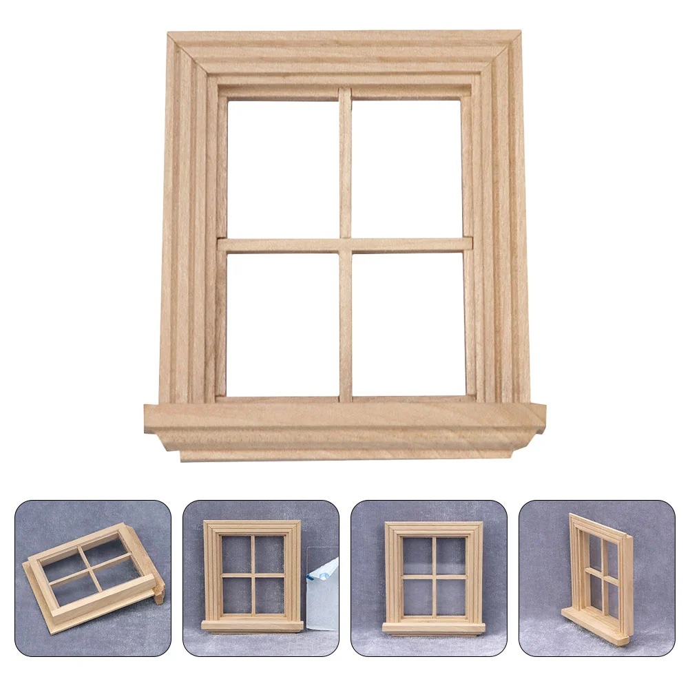 

1Pc Mini Furniture Model Mini Window Adornment Miniature Ornament for Toy House