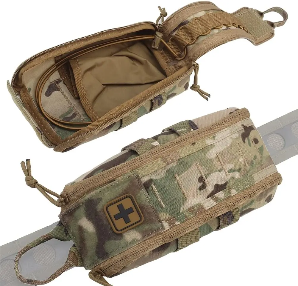 

Tactical Molle EDC Pouch Outdoor Medical EMT First Aid Kit Bag Emergency Survival Medical Waist Pack Belt Tool Bag