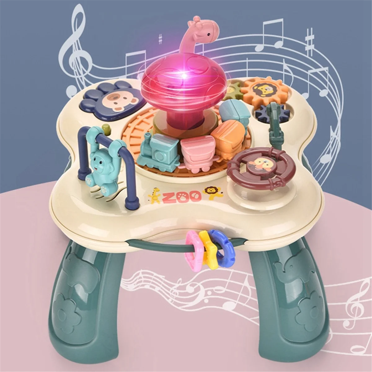 Baby Activities Table Baby Activities Center Educational Table Games for Babies Age Puzzle Shape Sensory Toys