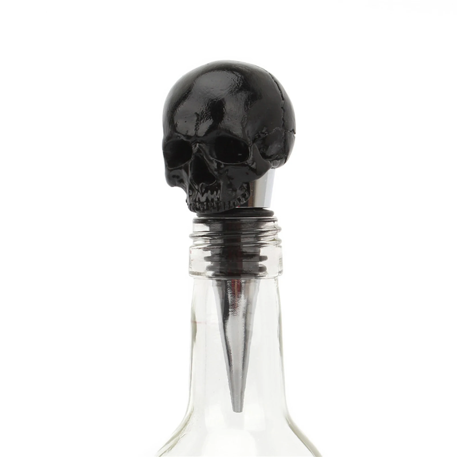 

3D Skull Red Wine Preservation Stopper Leak Proof Durable Wine Stopper for Wedding Party Wine Bottle Supplies