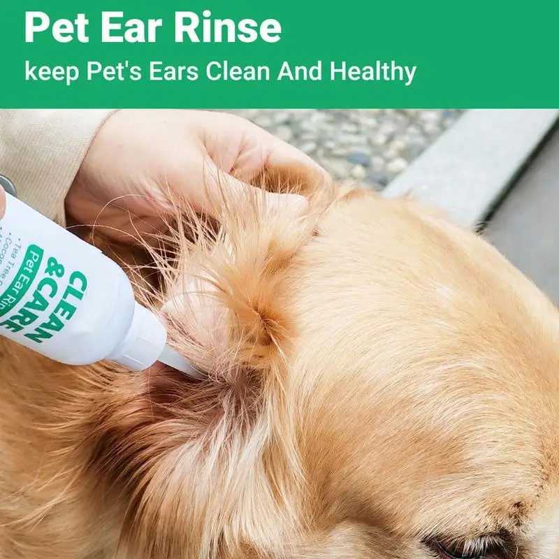 Dog Ear Drops 120ml Dog Ear Cleaner Cleaning Solution For Dogs Effective Wash Cat Cleaner Pet Supplies For Small