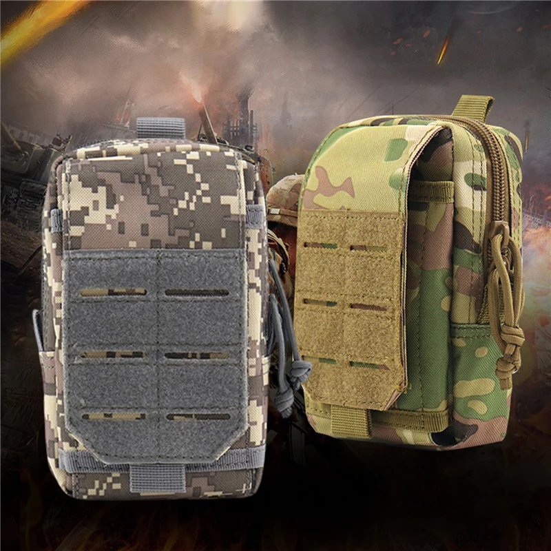 

Военная тактическая поясная сумка, многофункциональная, для повседневного использования, металлическая, прочная поясная сумка, сумка для охоты, сумка из ткани Оксфорд