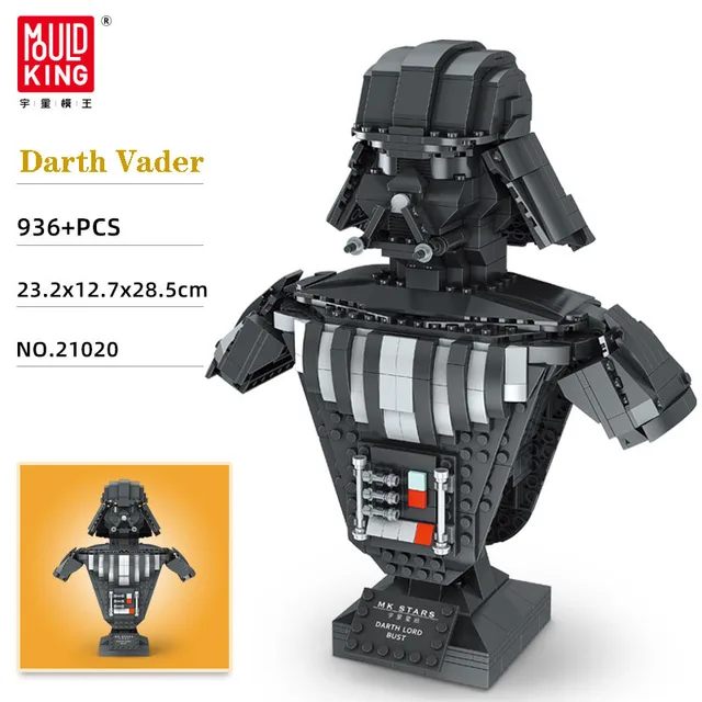 Boba Fett Darth Vader Stormtrooper Star Wars Building Blocks Portrait Model Bricks Bounty Hunter Assembly Kids