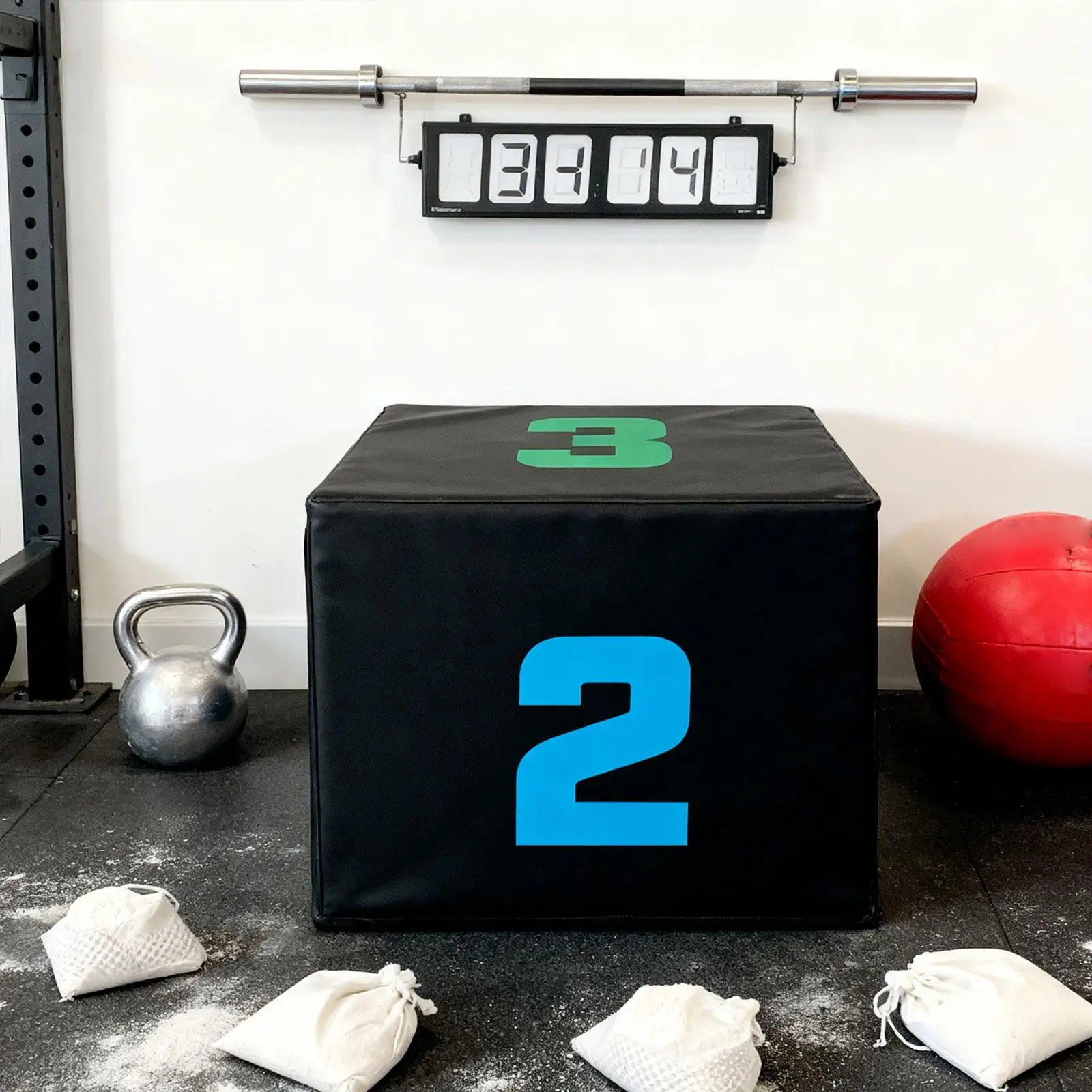PVC Plyometric Jump Box Step Platform Anti Slip for Portable Home Gym Multifunctional Exercise Setup