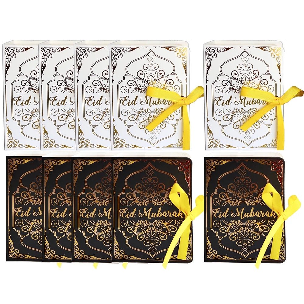 4Pcs Ramadan Gift Boxes Eid Mubarak Cake Box Eid Party Candy Cookie Gift Packaging Box Ramadan Decoration 2026 Muslim