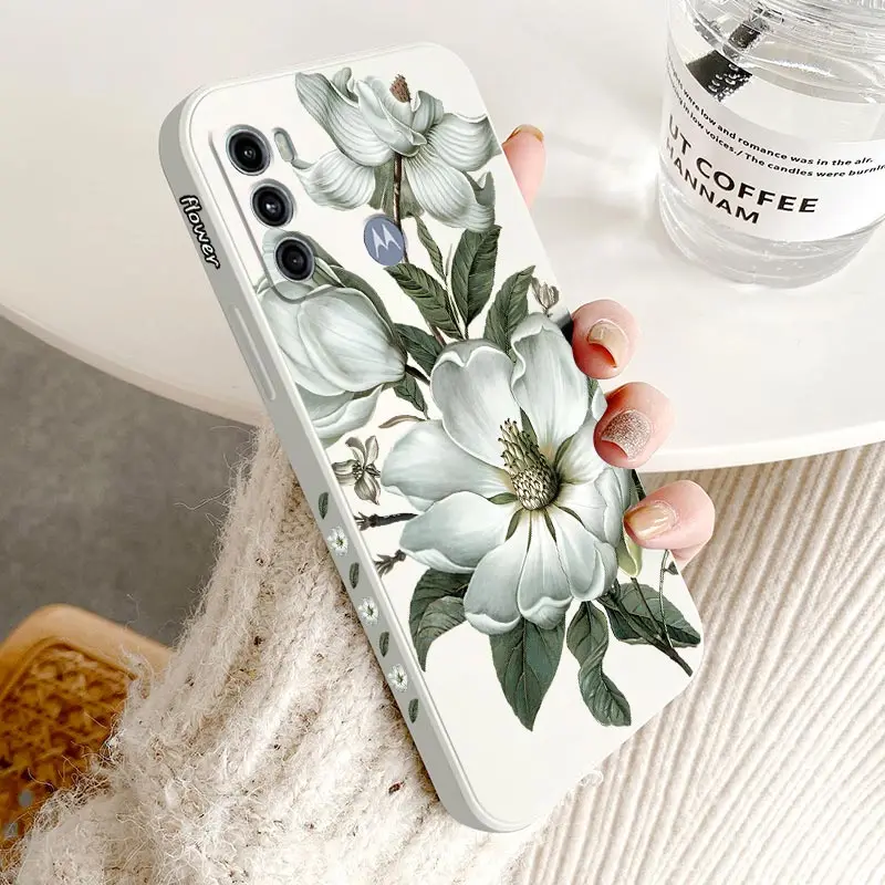 Wild Flower Silicone Phone Case Cover