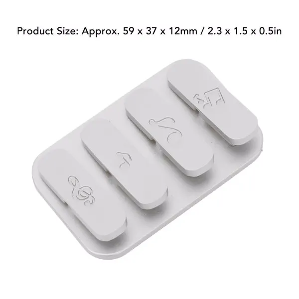 指尖玩具，合金 4/8 键钢琴键磁性指尖滑块可拆卸金属指尖玩具触觉滑块 EDC 触觉指尖玩具成人指尖玩具（银色）-11