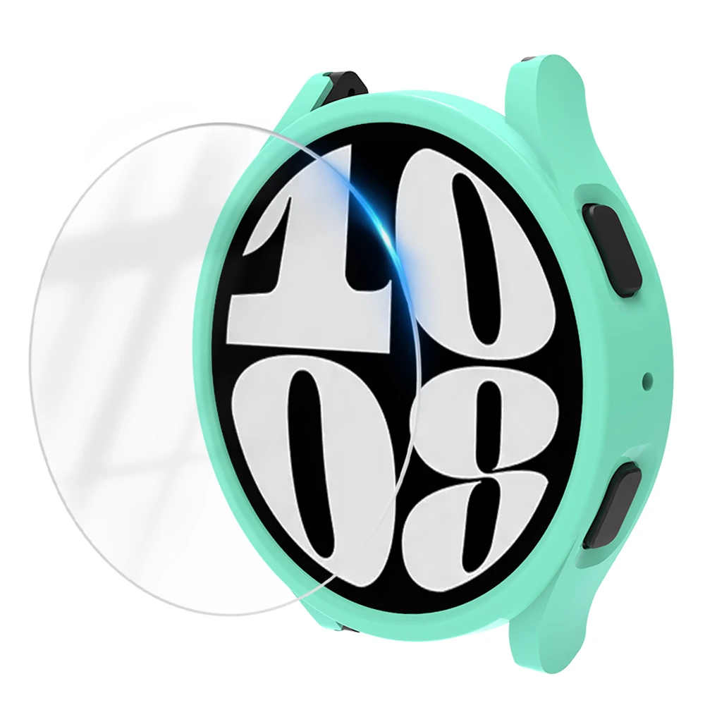 Waterproof Glass Case with Hollow Bumper and Screen Protector