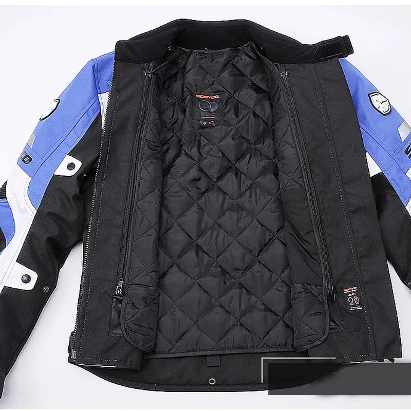 Motorcycle Riding Jacket Outdoor Off-Road Race Riding Motorcycle Jacket Winter Cold Travel Outdoor Warm Jacket Higher Quality