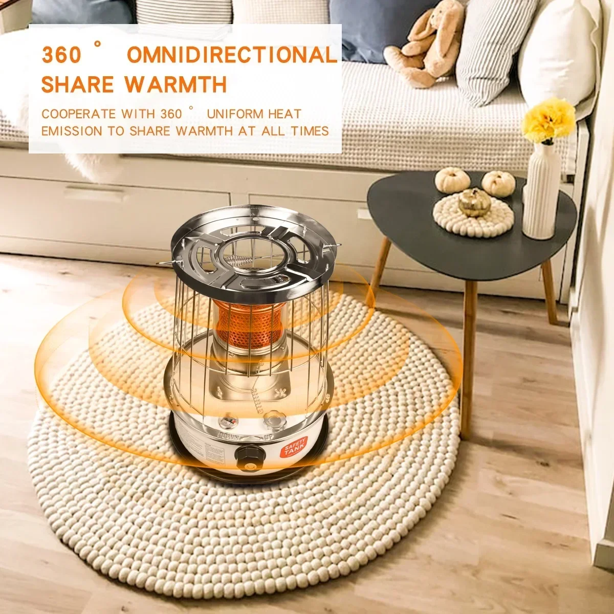 Wholesale Hot Selling Kerosene Heater Stove Portable Mini Durable 6L Indoor Kerosene Heater For Cooking And Heating 4