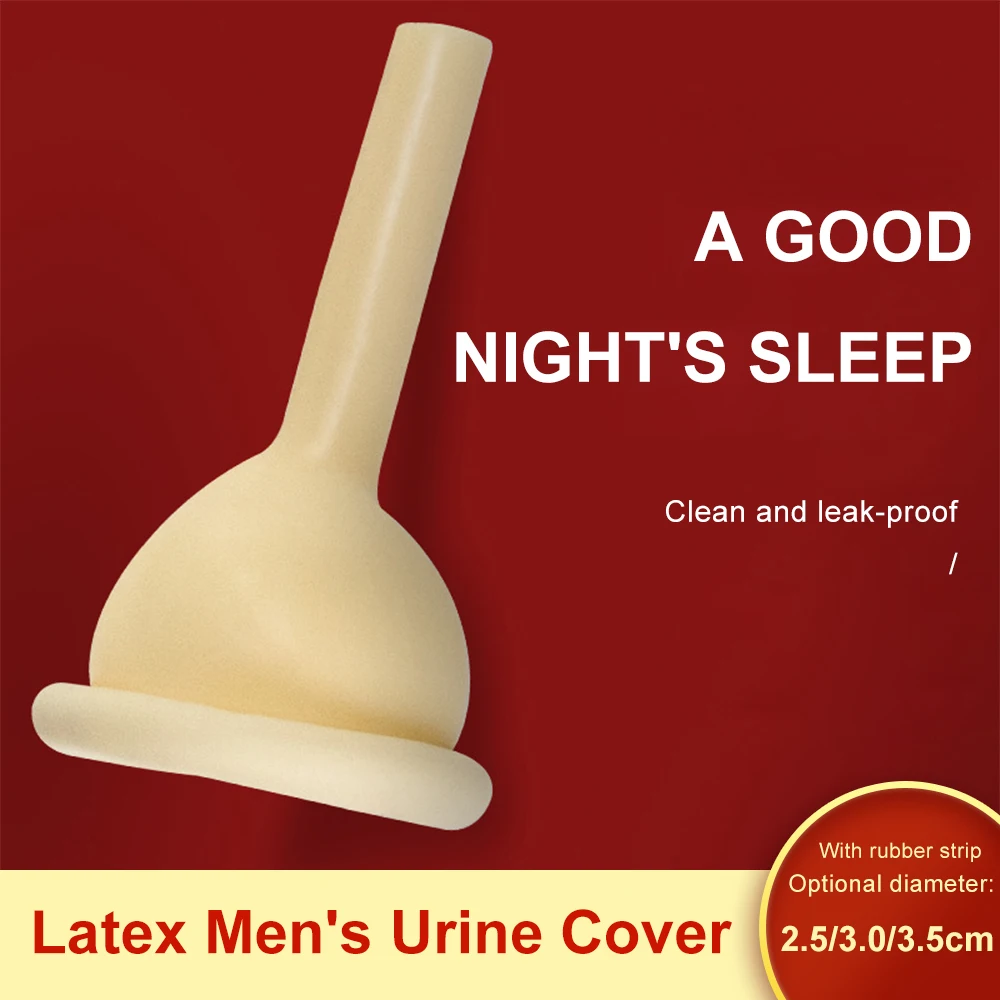 Disposable Male External Catheter Balloon Sterilized Latex Urine Collector Bag Sleeve Urinary Incontinence Care 25mm/30mm/35mm