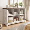 6 Cube Storage Organizer, Bookshelf with Storage, White Cube Storage Organizer, Cube Storage Shelf for Bedroom 1