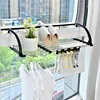 Radiator Clothes Airer Foldable Radiator Drying Rack 42-72CM Extendable Radiator Clothes Drying Rack Balcony Stainless Steel 2