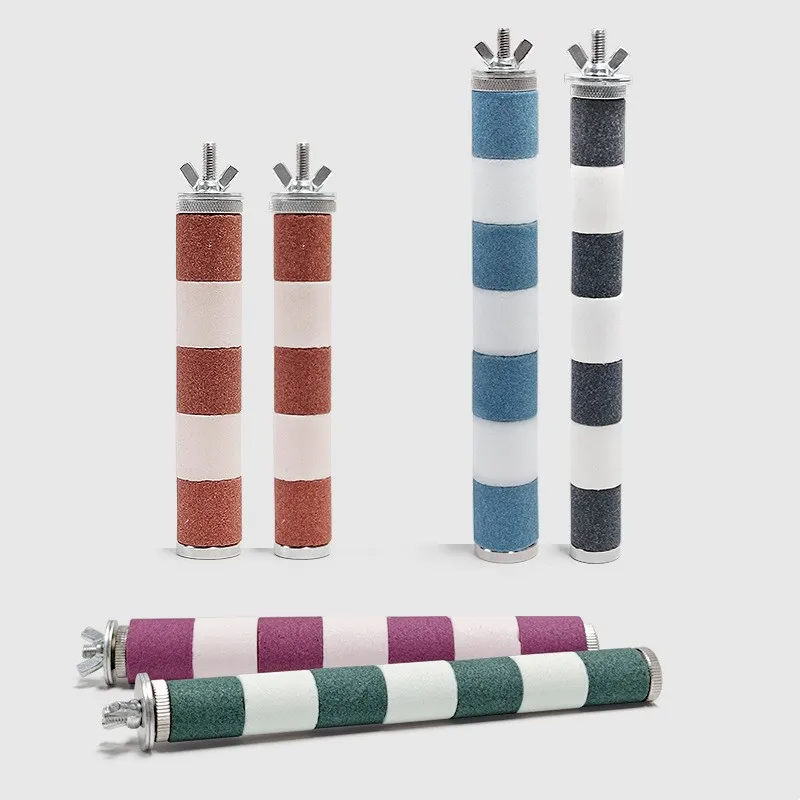 Pet Parrot Bird Claw Beak Grinding Perches Stand Rack Claw Grinding Stick Cage pigeon accessories parrot bird perch