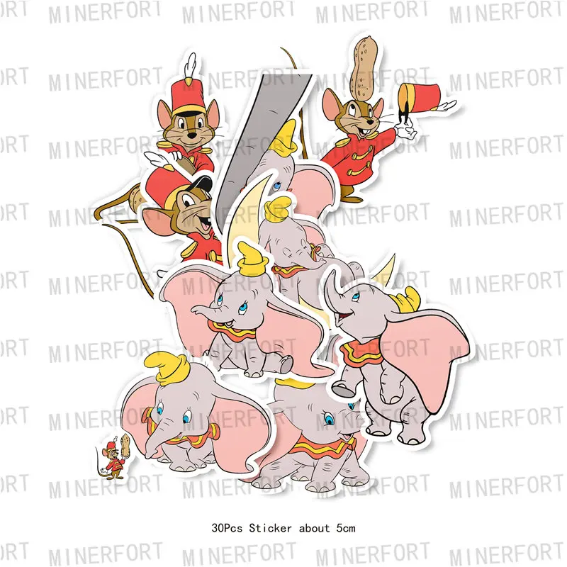 Disney Dumbo Party Supplies Cartoon Dumbo Disposable Tableware Plates Cups Baby Shower Kids Birthday Party Decoration Balloons
