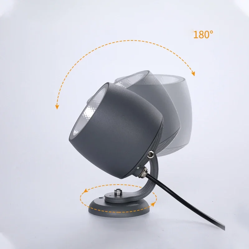 정원 장식 조경 조명 10W20W30W 야외 LP65 방수 플러그인 램프 조명 각도 30도 AC110V 220V