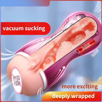 Monroe Masturbation Cup Vagina Vacuum Pocket Pussy Vaginator Endurance Exercise Masturbation Sex Toys Vibrator Masturb Cup 2