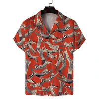 Mens Designer Clothing 3D Print Shirt Oversized Summer 2024 Travel Hawaii Beach Hawaiian Harajuku Pattern Camisa Masculino Lapel 2