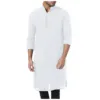 Men'S Shirts Muslim Dresses Muslim Kaftan Abaya Robe Middle Eas T Ethnic Kandoura Men Seaside Vacation Casual Top Large Size 6