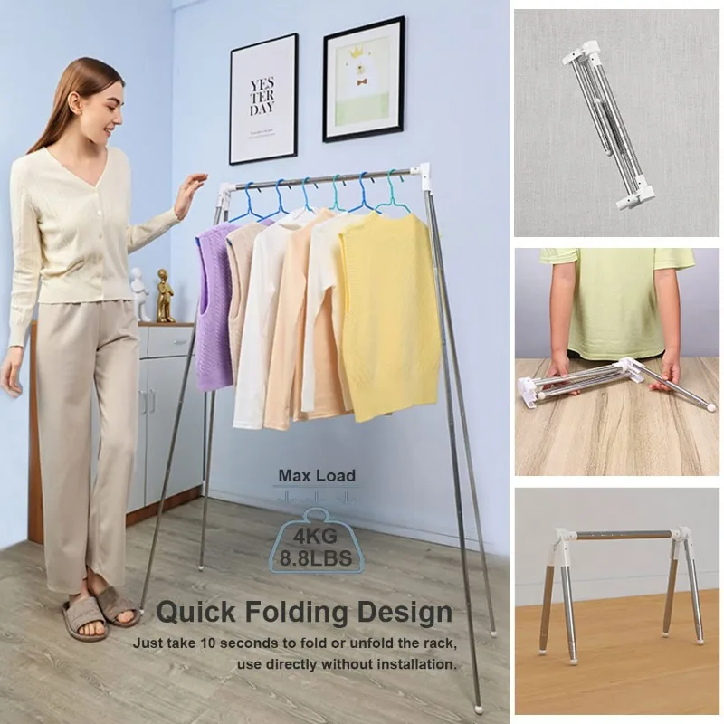 This drying rack for clothes makes laundry day easier