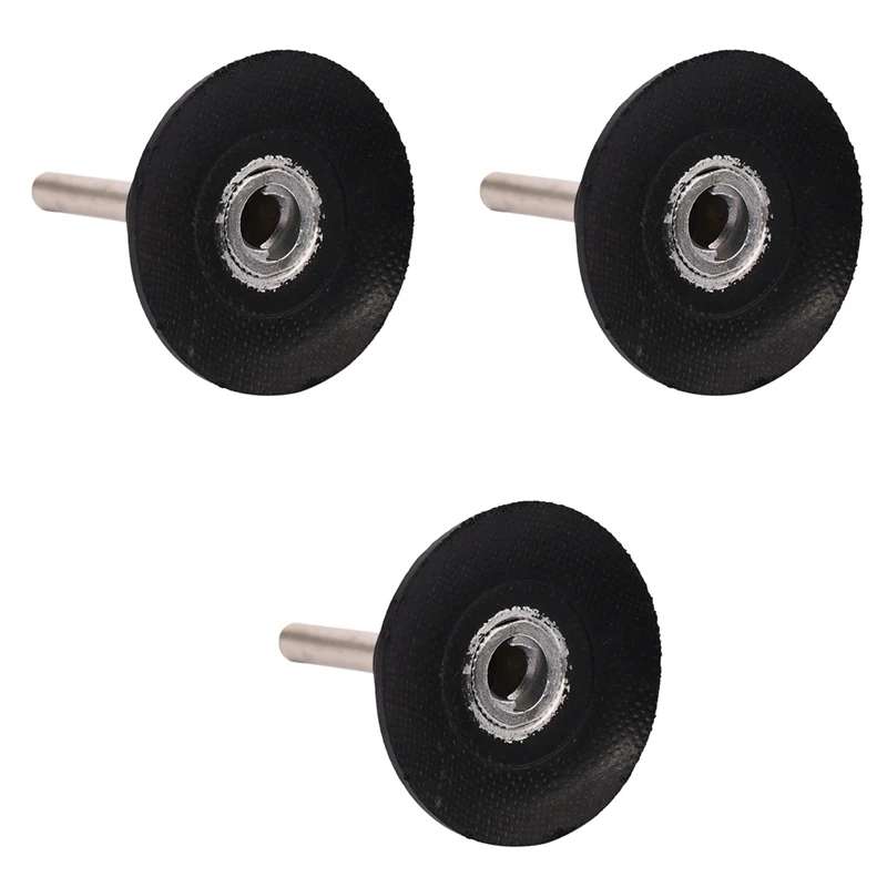 

3 Set 50Mm Backing Pad 6MM Shank Holder Sand Sanding Discs For Discs