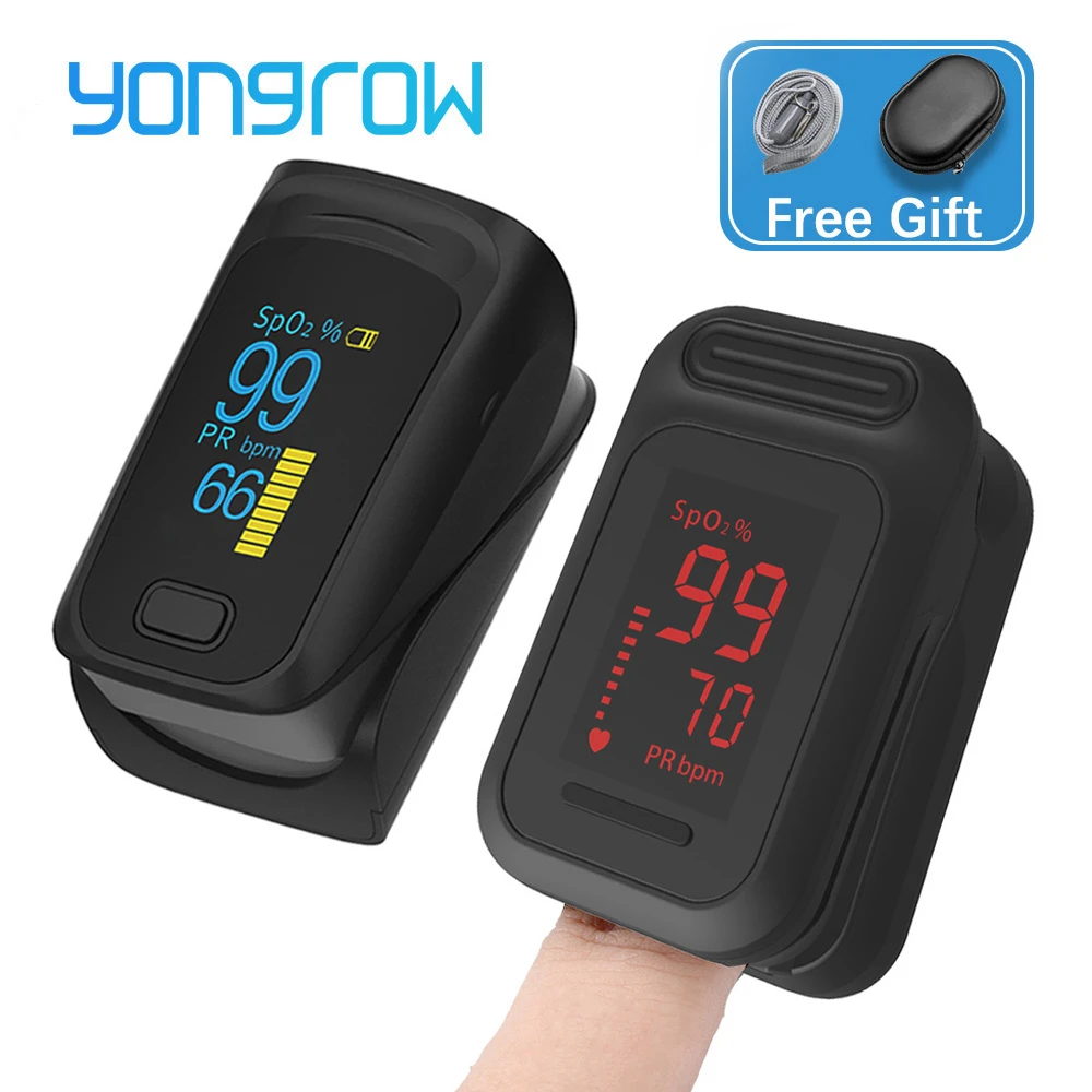 Yongrow Medical Fingertip Pulse Oximeter Pr Oxygen Saturation Memter