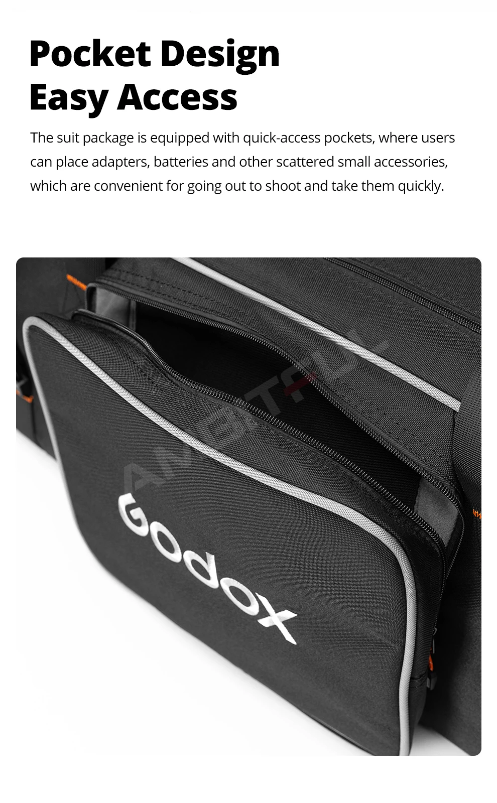 CB-05 Photography Photo Studio Flash Strobe Lighting Stand Set Carry Case bag