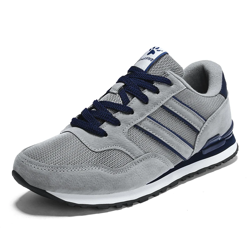 

Мужская повседневная обувь, простые замшевые Легкие Дышащие Модные амортизирующие износостойкие Нескользящие кроссовки с защитой от столкновений