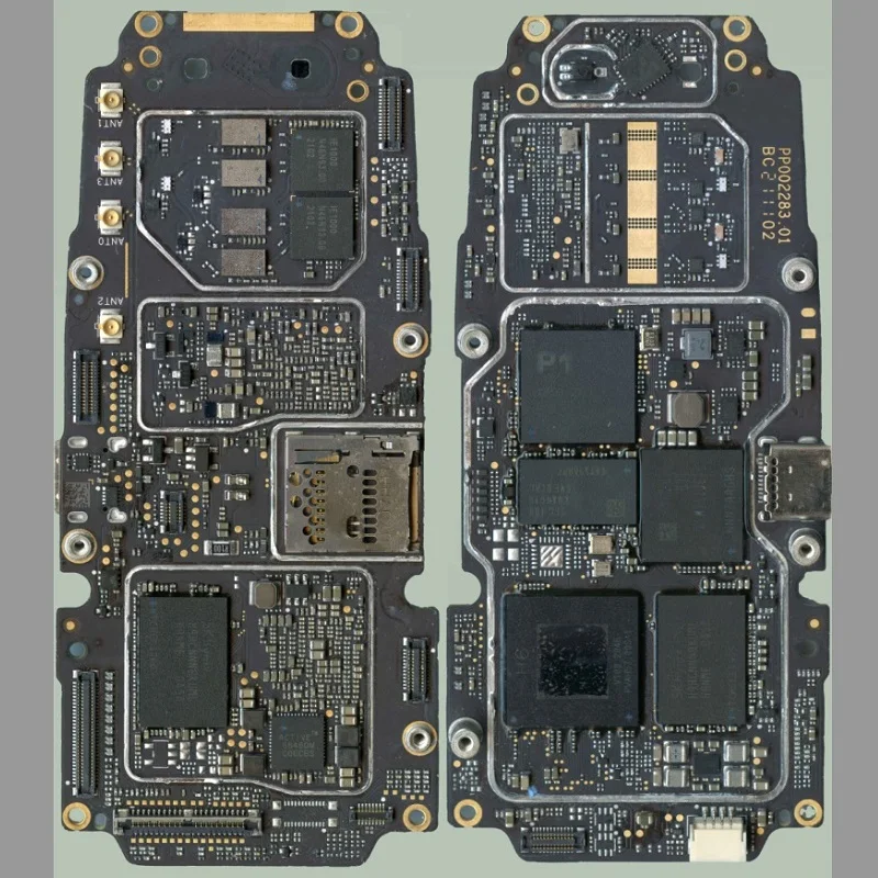 DJI RC controller battery connector PCB diagram