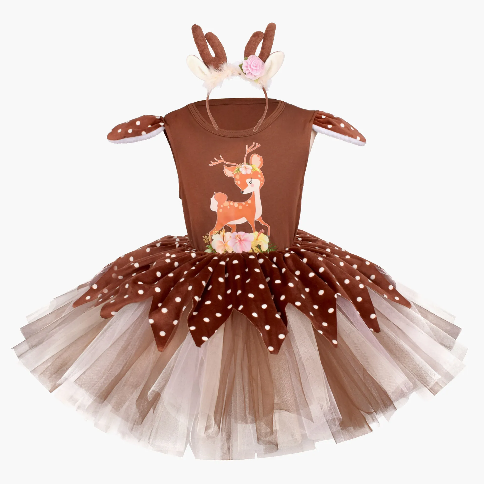 Tutu Trajes De Renos NavideÃ±os Para NiÃ±os Reno Niña Vestuario De