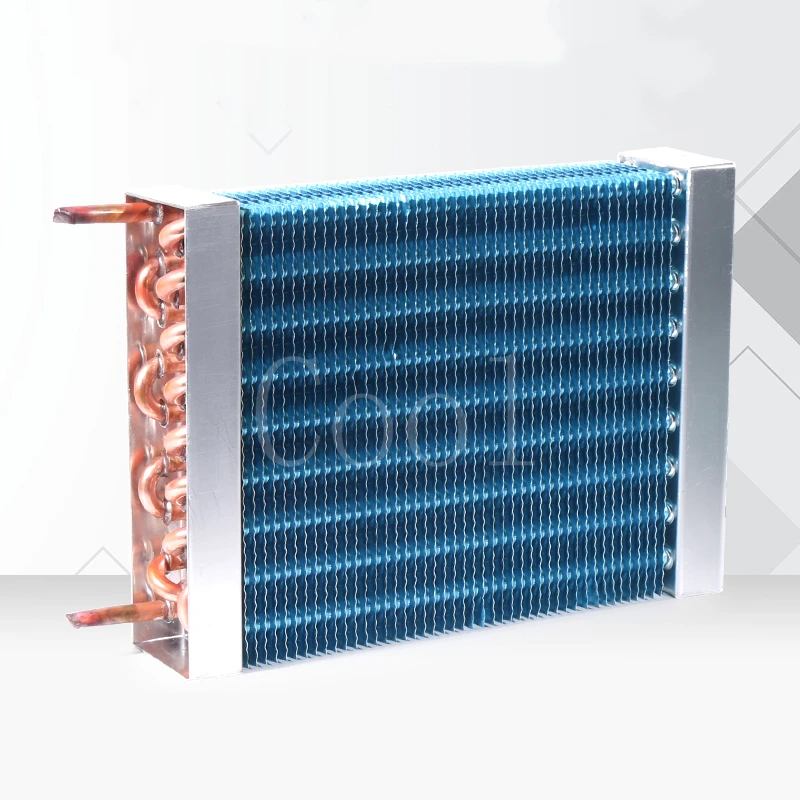 Evaporator Freezer Refrigerator Freezer Refrigerated Display Cabinet Copper Tube Fin Air-cooled Condenser 2*4*260MM