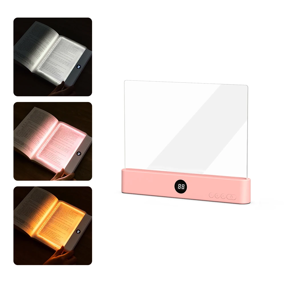 Portable LED Reading Night Light Bookmark Lamp for Bed, Car, and Travel - Brighten Your Reading Experience