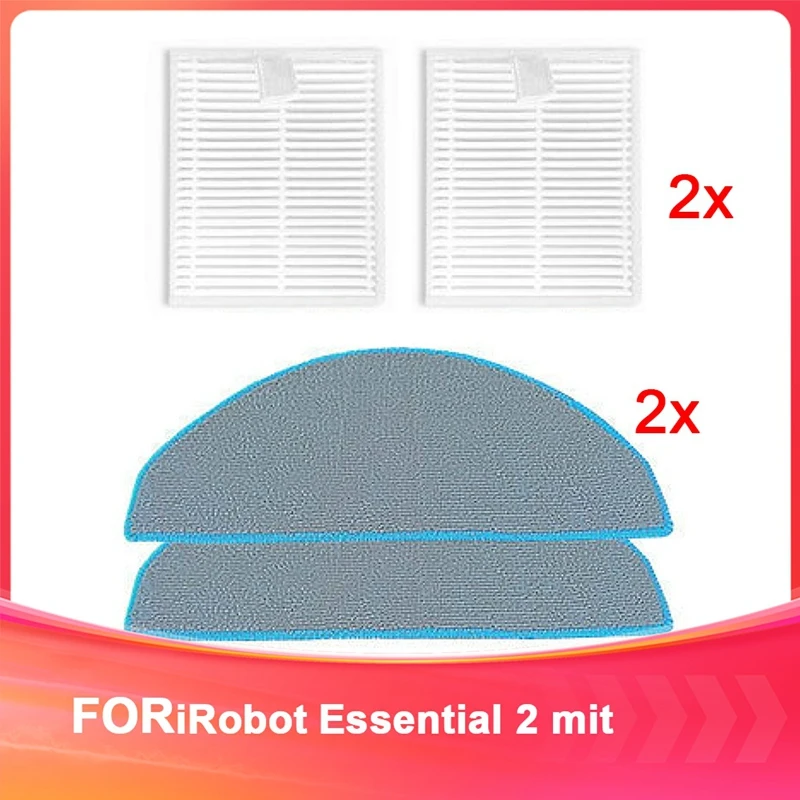 For Irobot Vacuum Cleaner Accessories Essential 2 Mit Filter Rag Replacement Vacuum Cleaner Consumables