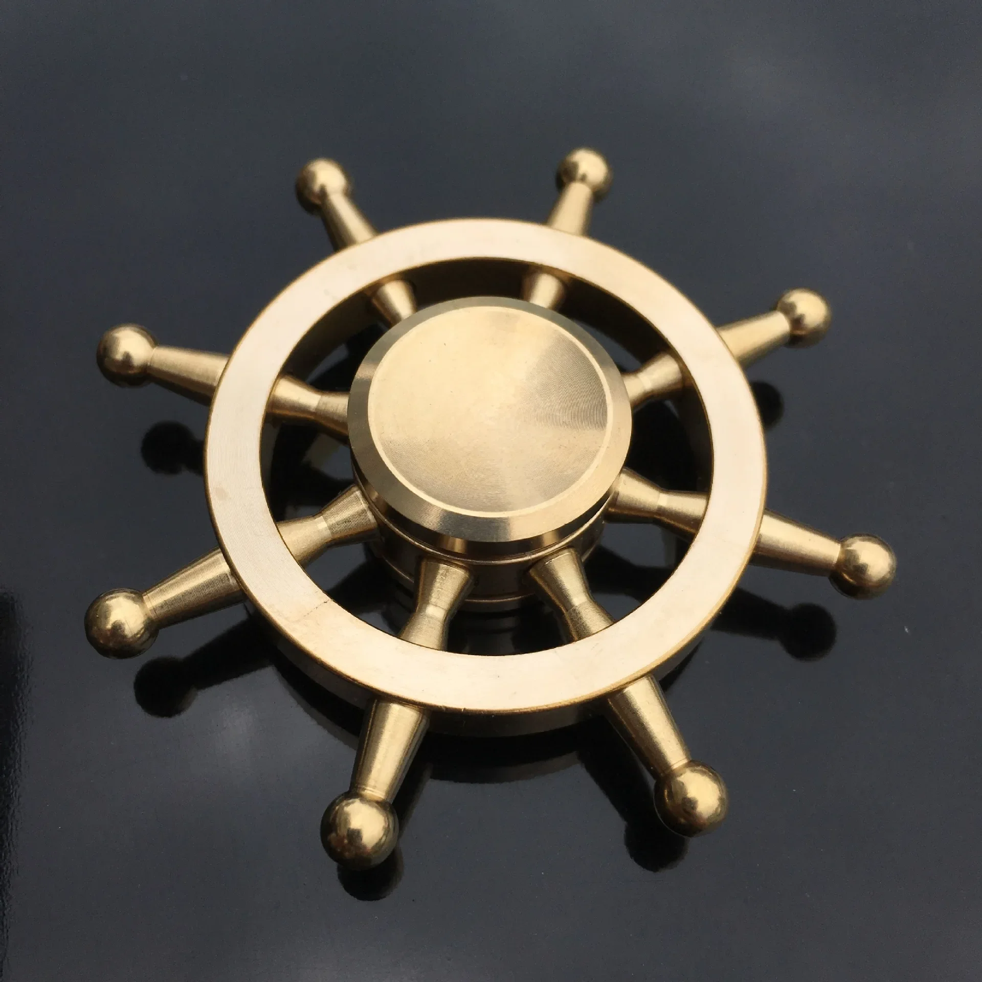 Fidget Toy Sensory Fidget Toy Anti Stress Toy Fingertip Gyroscope Toy Pure Copper Fidget Spinner Detachable Design Metal Hand Spinner 188 Stainless Steel Bearings Adult Antistress Fidget Toys
