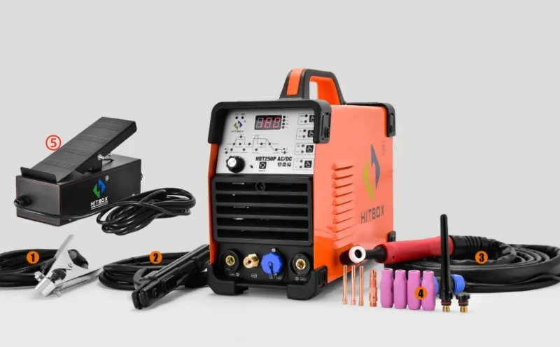 Hitbox Ac/Dc Saldatore Tig Alluminio Tig Saldatrice Arc Stick Saldatore Strumenti Igbt Inverter Soldador Con Pulse Muslimah