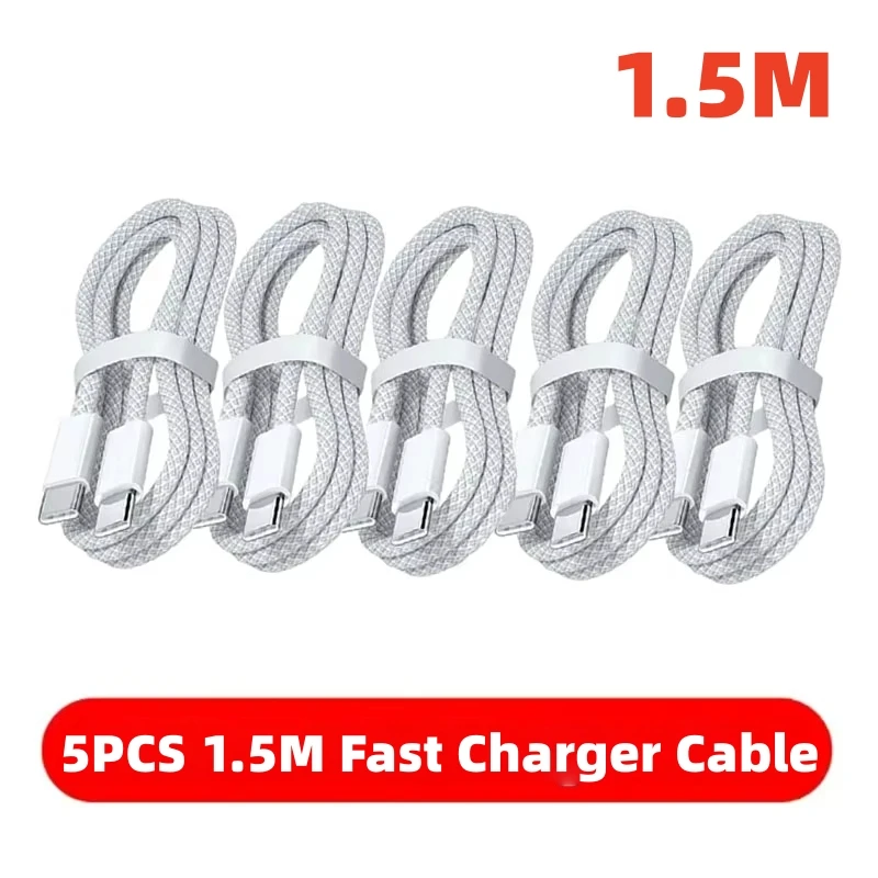 ตัวเลือกสินค้า สายชาร์จ USB-C 5 เส้น รองรับการชาร์จเร็ว 100W