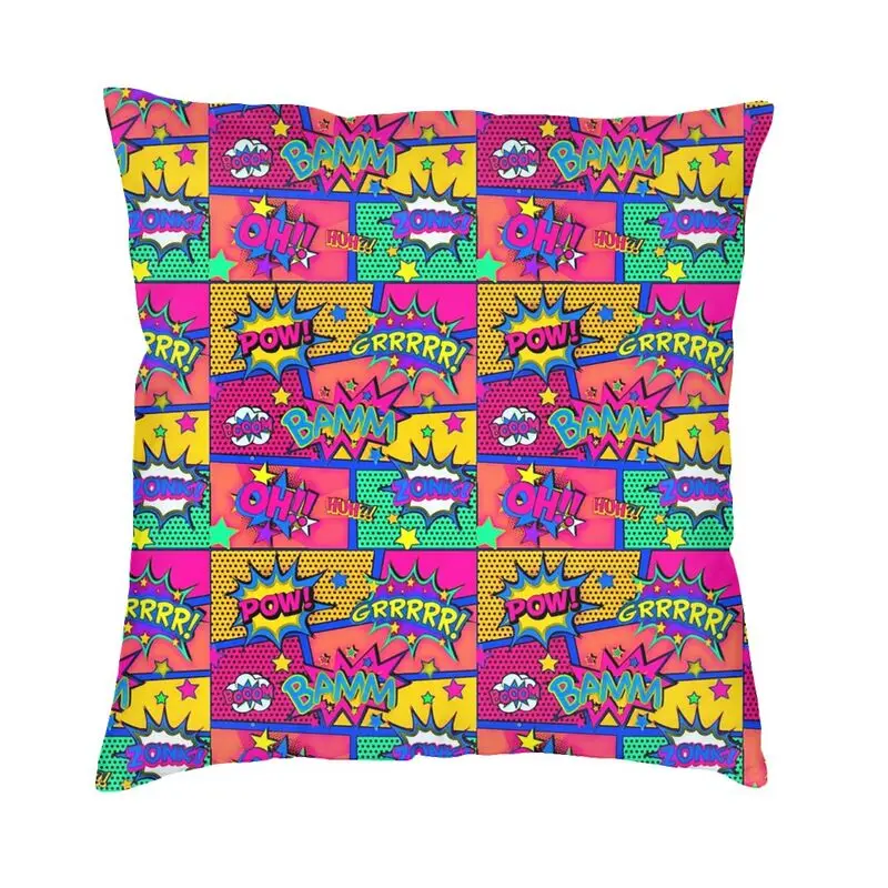 

Cool Superhero Cartoon Anime Movie Square Throw Pillow Cover Decoration 3D Double-sided Printed Cushion Cover for Living Room