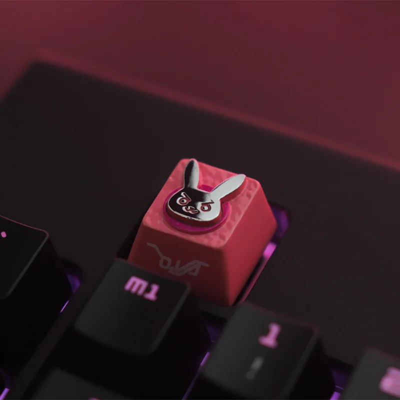 Liga de Alumínio Teclado Mecânico Chave Cap 1pc para Csgo ow Dota Pubg Wow Lol r4 Altura Alívio Estereoscópico - Imagem 3