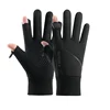 3M Gloves Black Waterproof Winter Warm Cycling Outdoor Sports Running Riding Motorcycle Ski Touch Screen Snowboard Gloves Men 1
