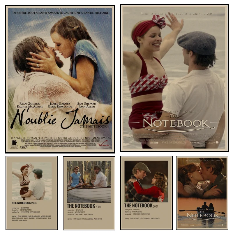 ROMANTIC MOVIE The Notebook Retro Poster Vintage Poster Wall Decor for Home Bar Cafe Personalised Room Decoration