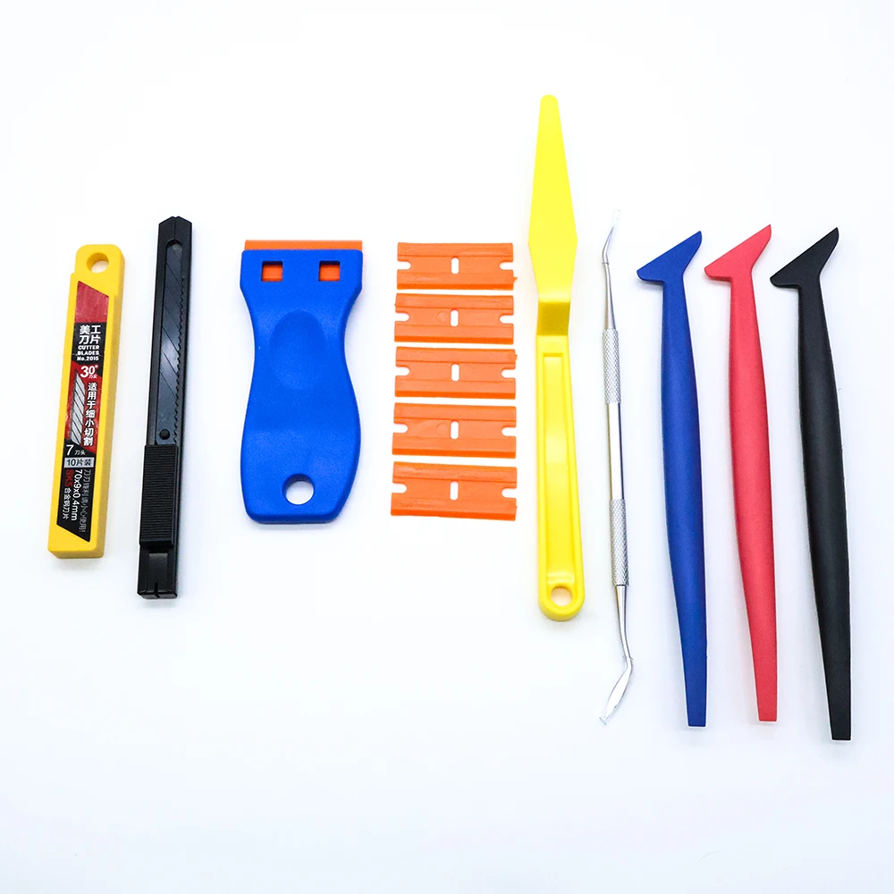 26-Piece Professional Car Wrap Tool Set Scrapers Film Cutting Knife Positioning Film Application Tools Gloves