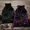 Tarot Card Bag,Storage BagTarot Pouch with Drawstring,Velvet Storage for Tarot Pouch, Multifunctional Oracle Cards Jewelry Bags 1