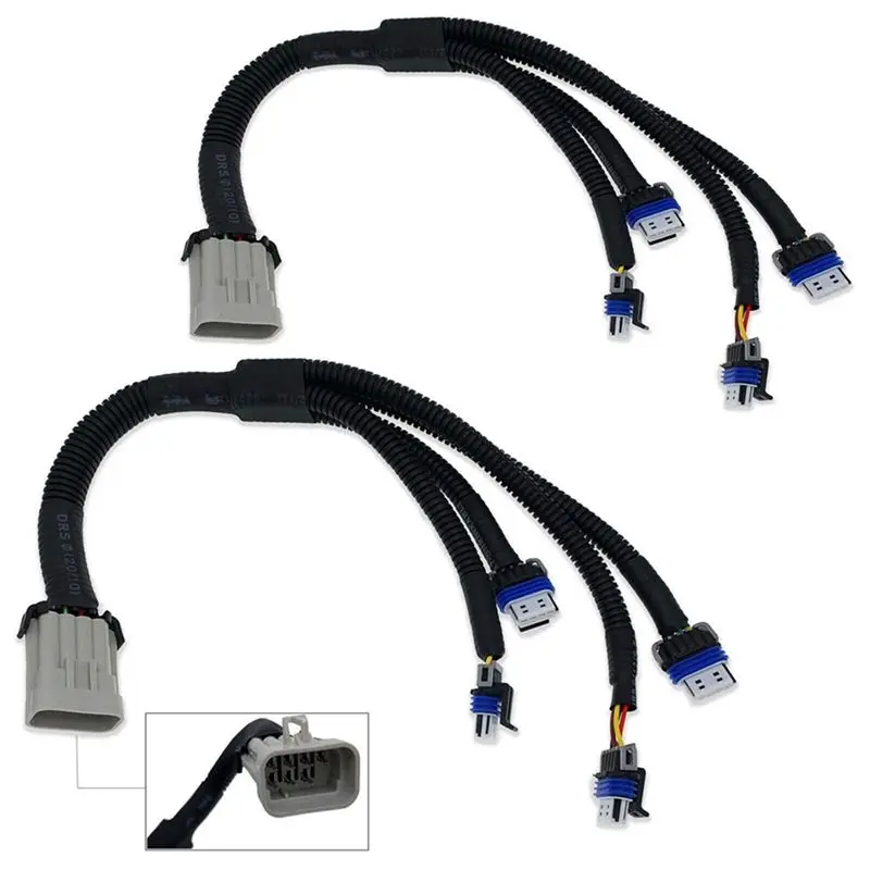 AB59-2 Pcs 점화 코일 하네스 커넥터 재배치 하네스 GMC 캐딜락 LQ9 LQ4 LS2 LS3 LS7 LSX용