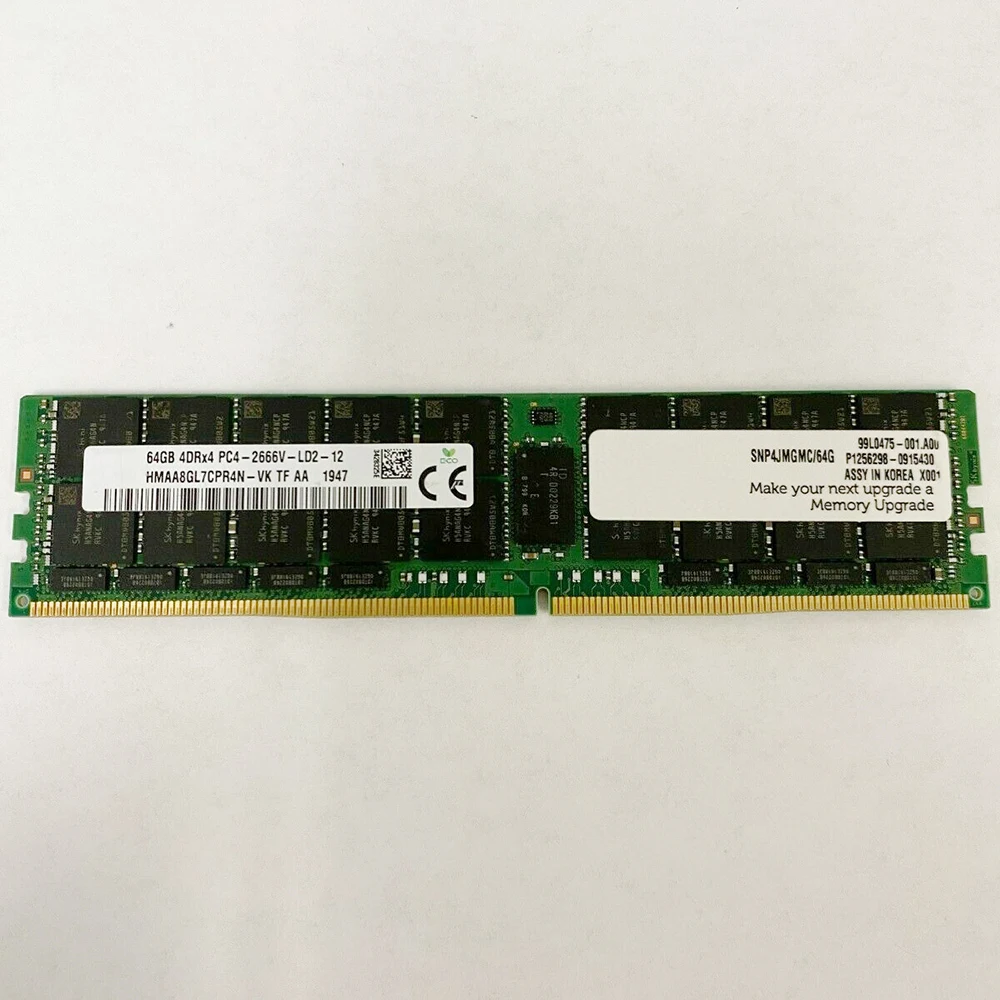 1Pcs For SK Hynix RAM 64G 64GB DDR4 2666 4DRX4 PC4-2666V EC LR Memory HMAA8GL7CPR4N-VK 5 1Pcs For SK Hynix RAM 64G 64GB DDR4 2666 4DRX4 PC4-2666V EC LR Memory HMAA8GL7CPR4N-VK - Image 3