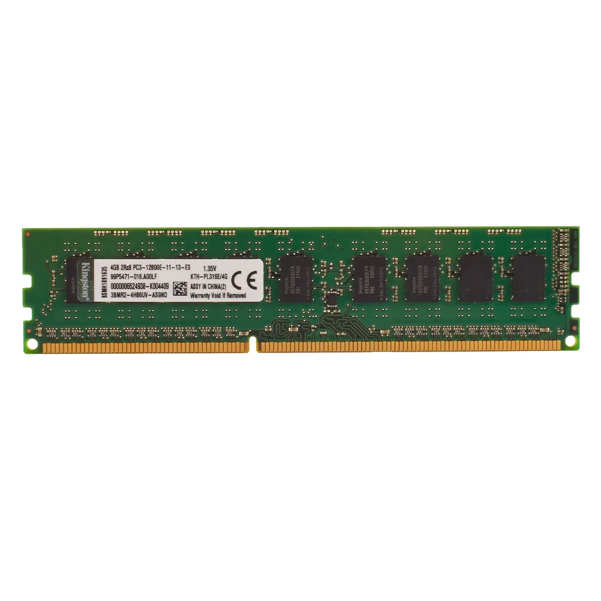 Kingston-Memoria de estación de trabajo sin búfer, DDR3, 8GB, 1333MHz, 1600MHz, 1866MHz, ECC, PC3L, PC3-12800E, 1,35 V, 1,5 V, ECC