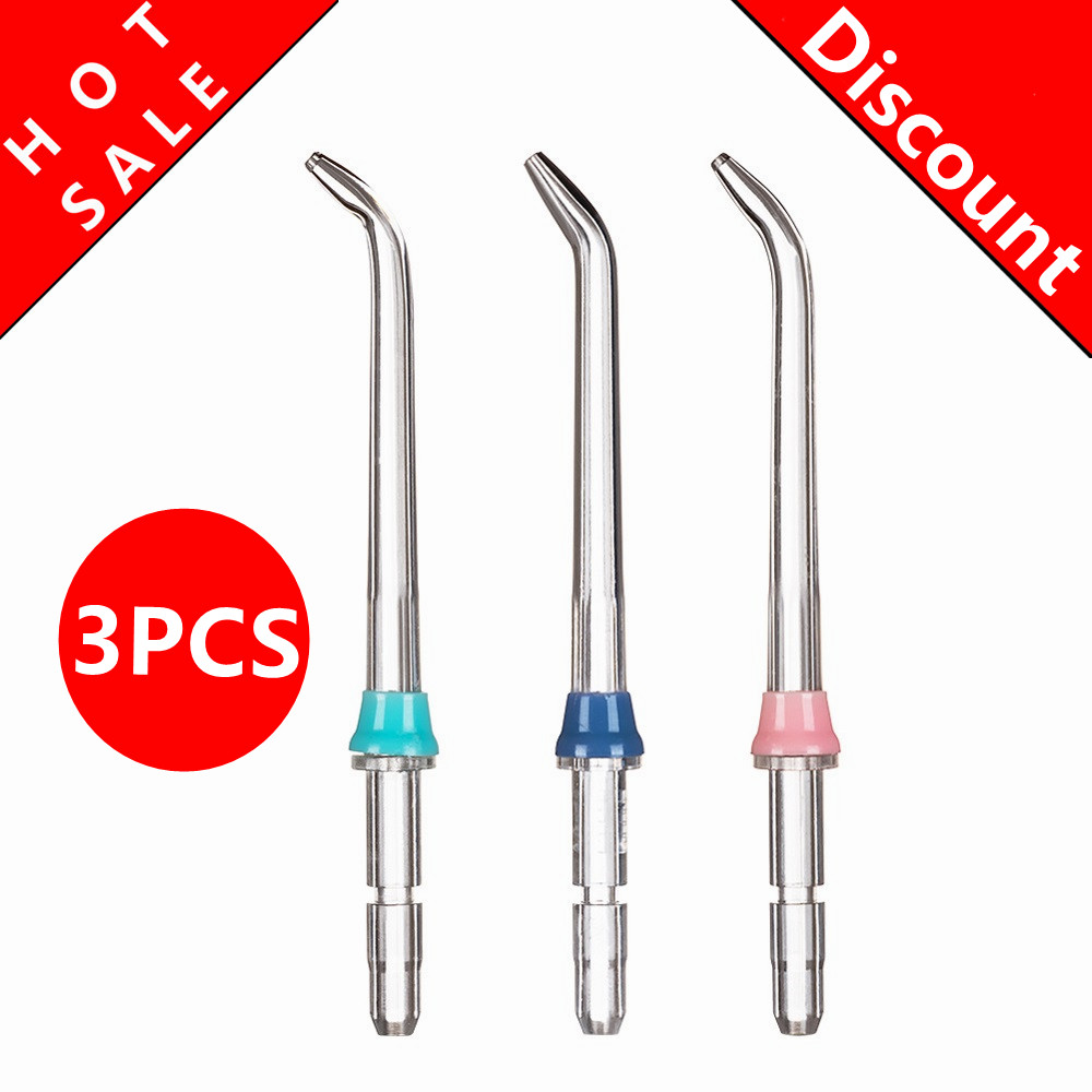 3Pcs Replacement Classic Jet Tips Fit For Waterpik Oral Irrigator Standard Nozzle WP-100 WP-450 WP-250 WP-300 WP-660 WP-900