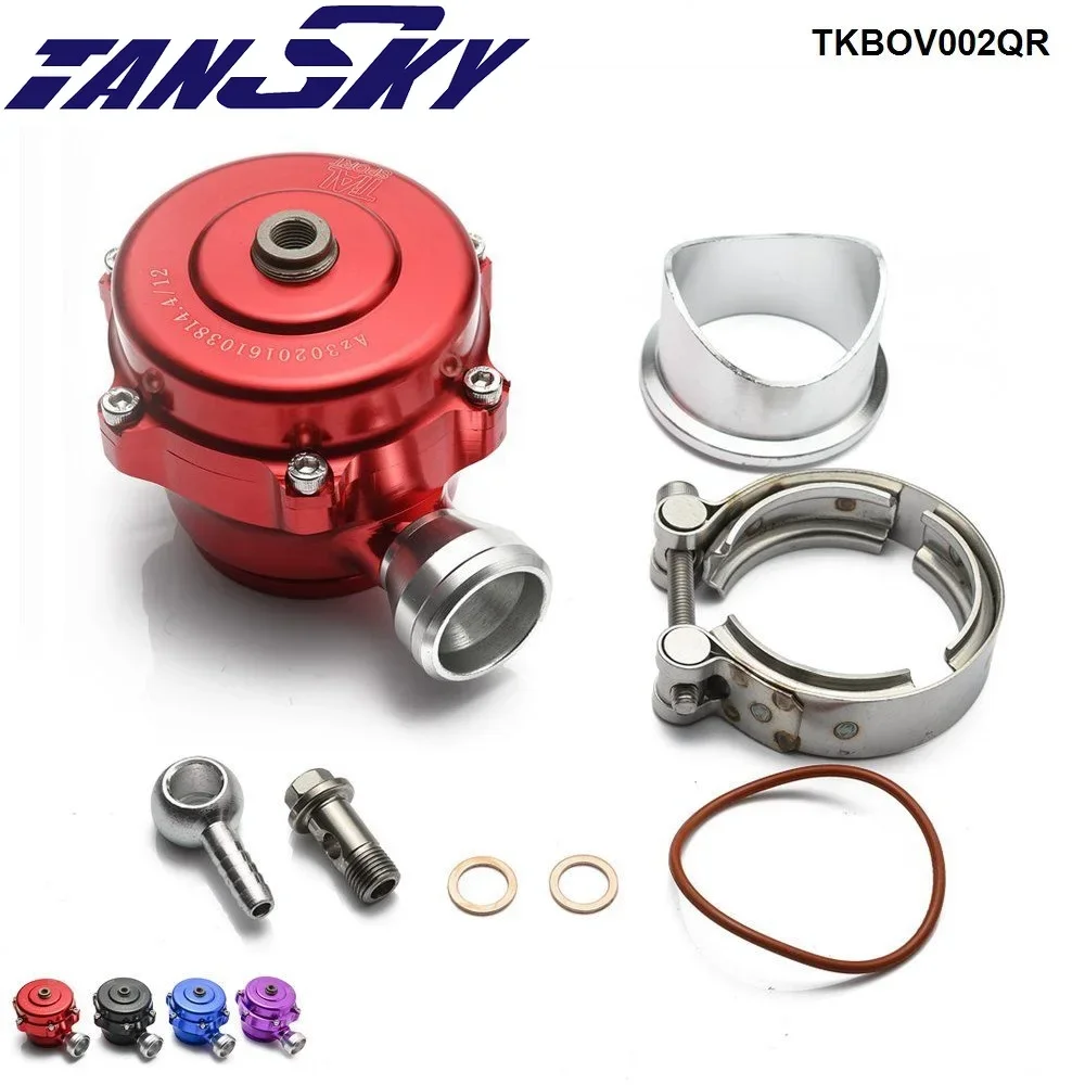 

New style Til 50mm QR Blow Off Valve BOV with v-band Flange High Performance with logo TKBOV002QR