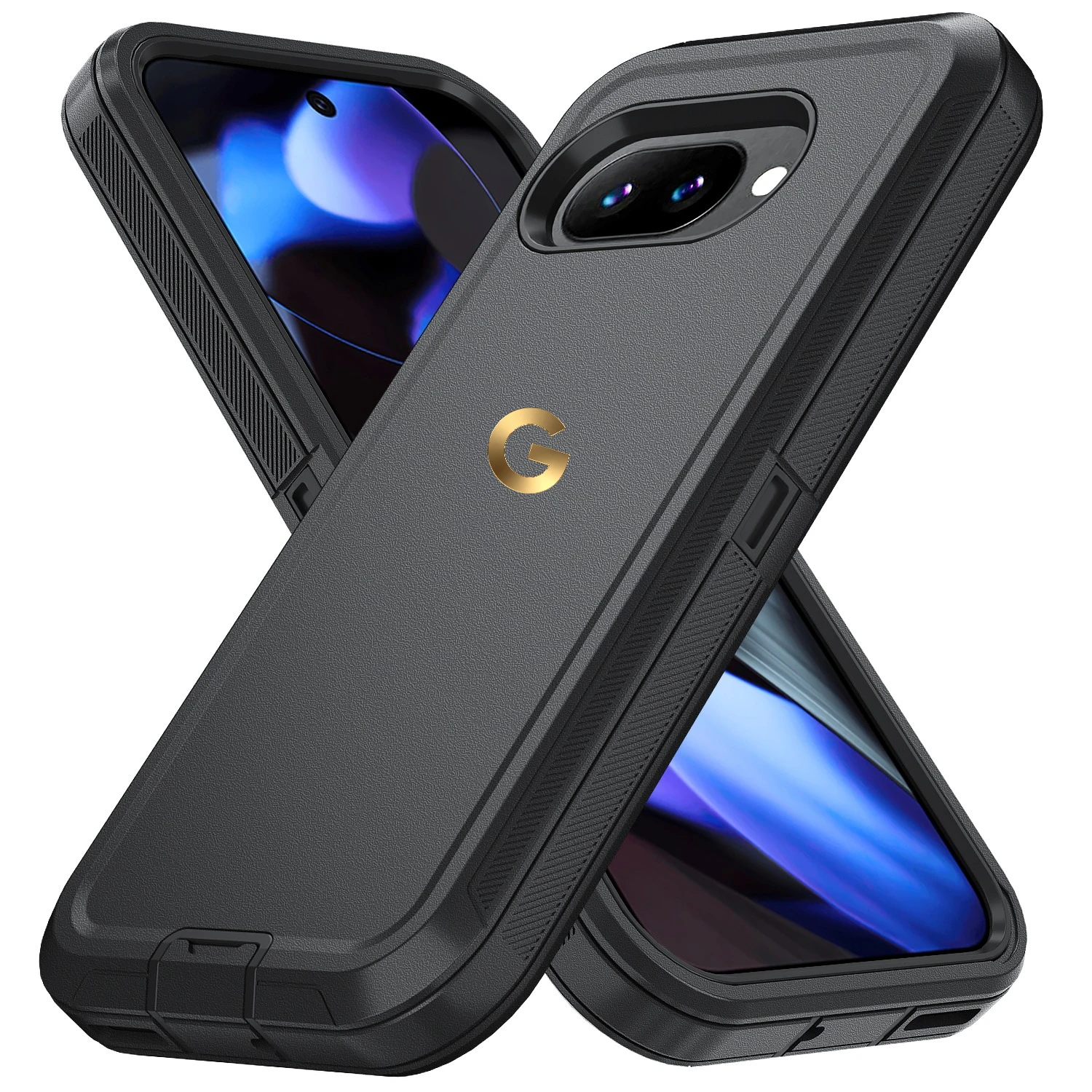 Premium 3-Layer Rugged Armor Protective Case – Heavy Duty Shockproof Cover