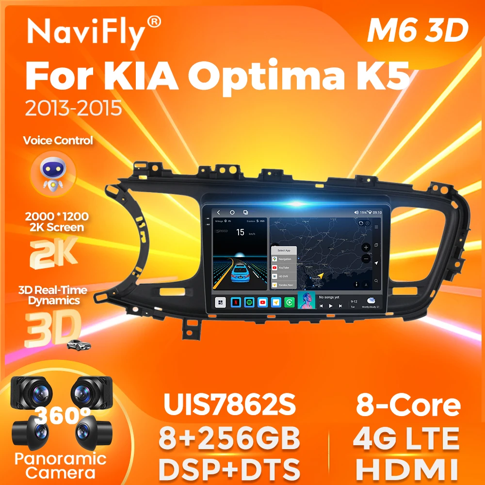 9 Inch M6 Pro Plus AI Voice Wireless CarPlay Android Auto Car Radio For